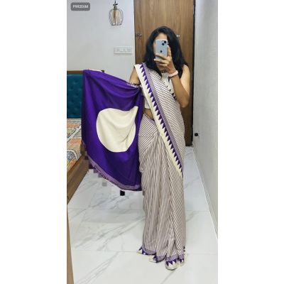 Bindiya Japan Crap Saree