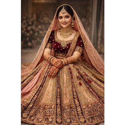 Sabki Pasand"Fancy Bridal Lehenga Choli with Heavy Embroidery