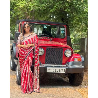 Sindur Japan Crap Saree